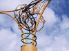 Landmark sculptures.